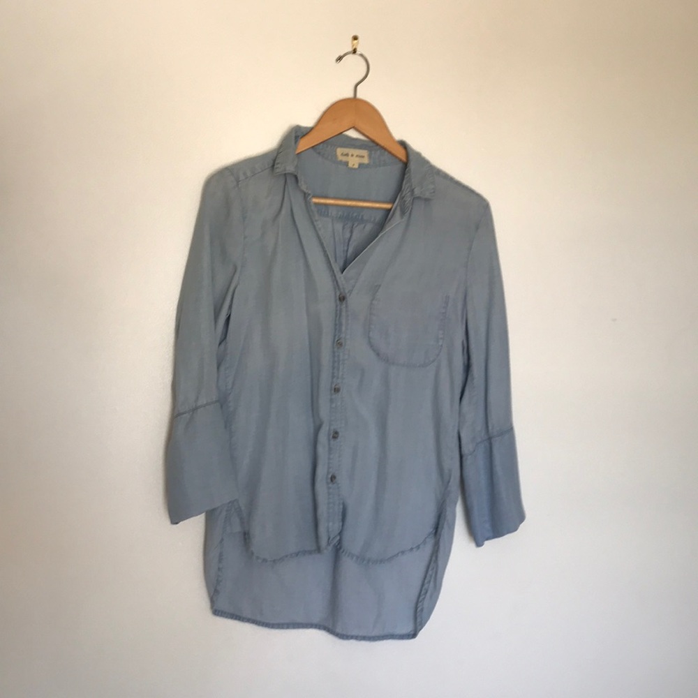 Cloth and stone chambray button down